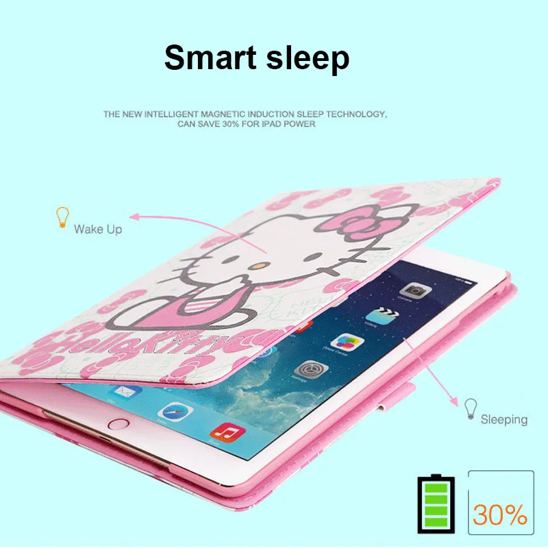 Miniso-case Hello Kitty para Ipad Capa para Pro 11 12.9 Air Mini 10.2 6th 8th 9th ° 10.2 Mini 2023 - Imagem 2