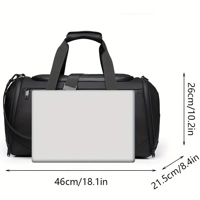 Large Capacity Travel Duffel Bag Durable Oxford Fabric Weekend Bag_voghion.com