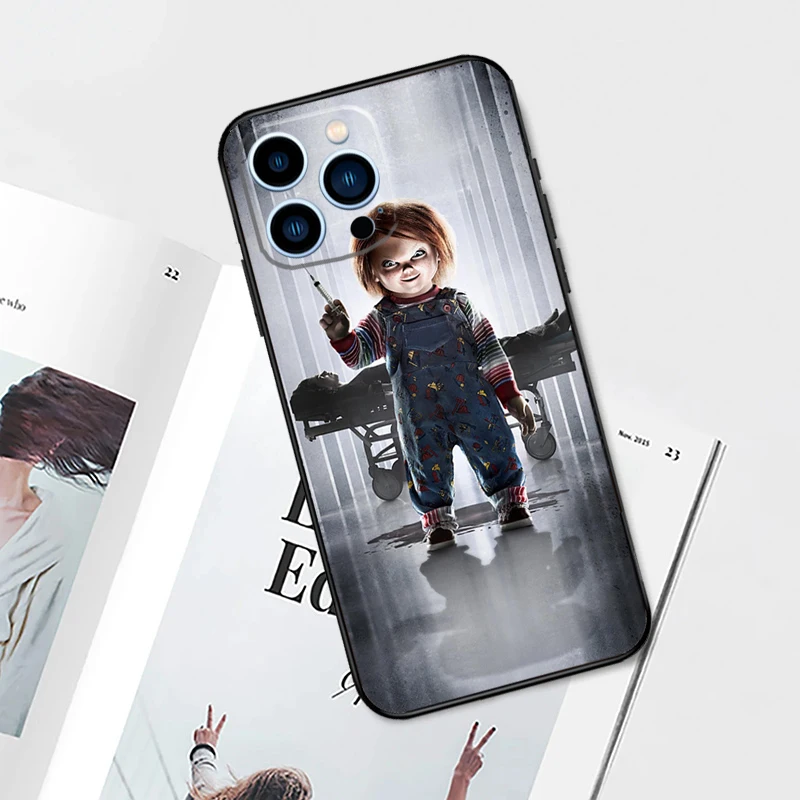 Chucky Doll Horrorfilm-Hülle für iPhone 17 Pro Max 14 13 12 11 15 16 Pro Max Mini 15 Plus 16e 17 Air Phone Cover – Detail 8