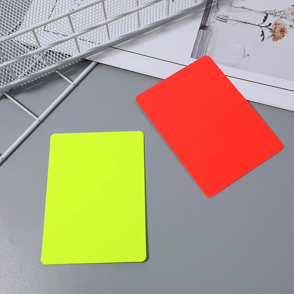 

6pcs Portable Professional Football Referee Standard Referee Cards Portable Referee Cards