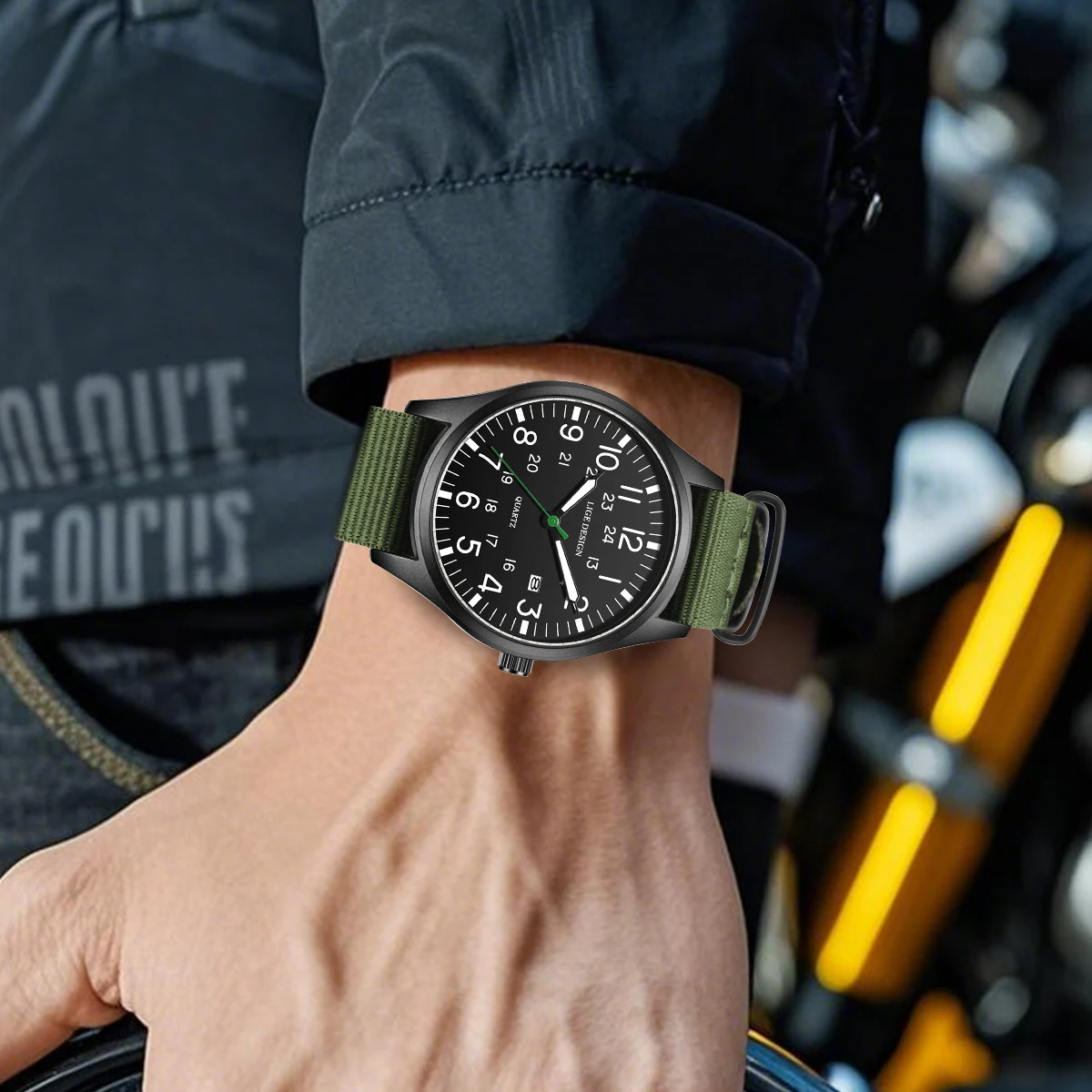 Date Top Watches For Men LIGE Top Brand Luxury Men Quartz Watch