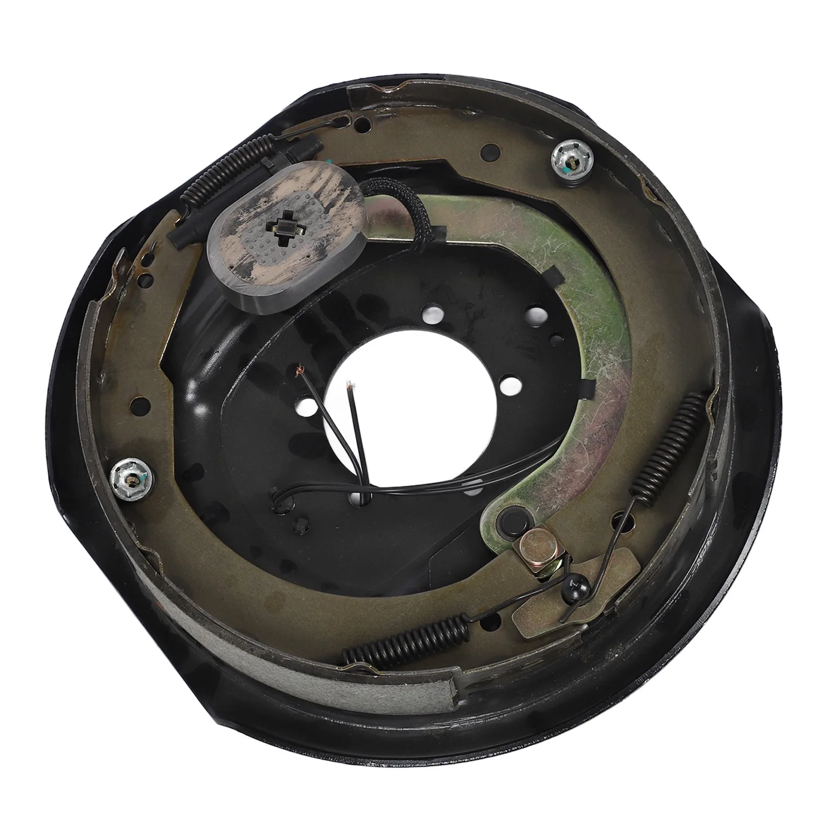 12in Electric Trailer Brake Metal Construction 7000 Lbs Brake for Cargo Boat Trailer Spindle 12in Electric