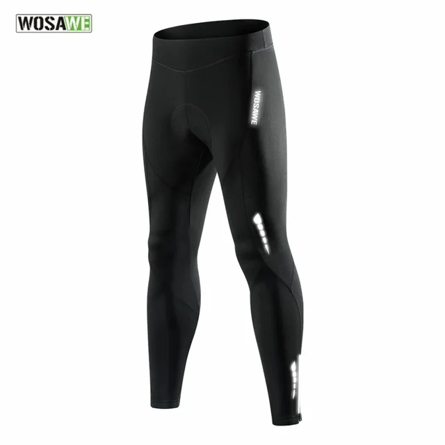 WOSAWE Cycling Pants Winter Fleece 