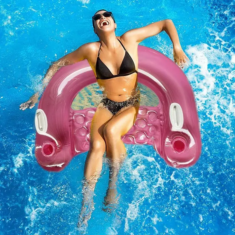 

2024 New Water Hammock Recliner Inflatable Floating Swimming Mattress Sea Swimming Ring Pool Party Toy Lounge Bed For Swimming