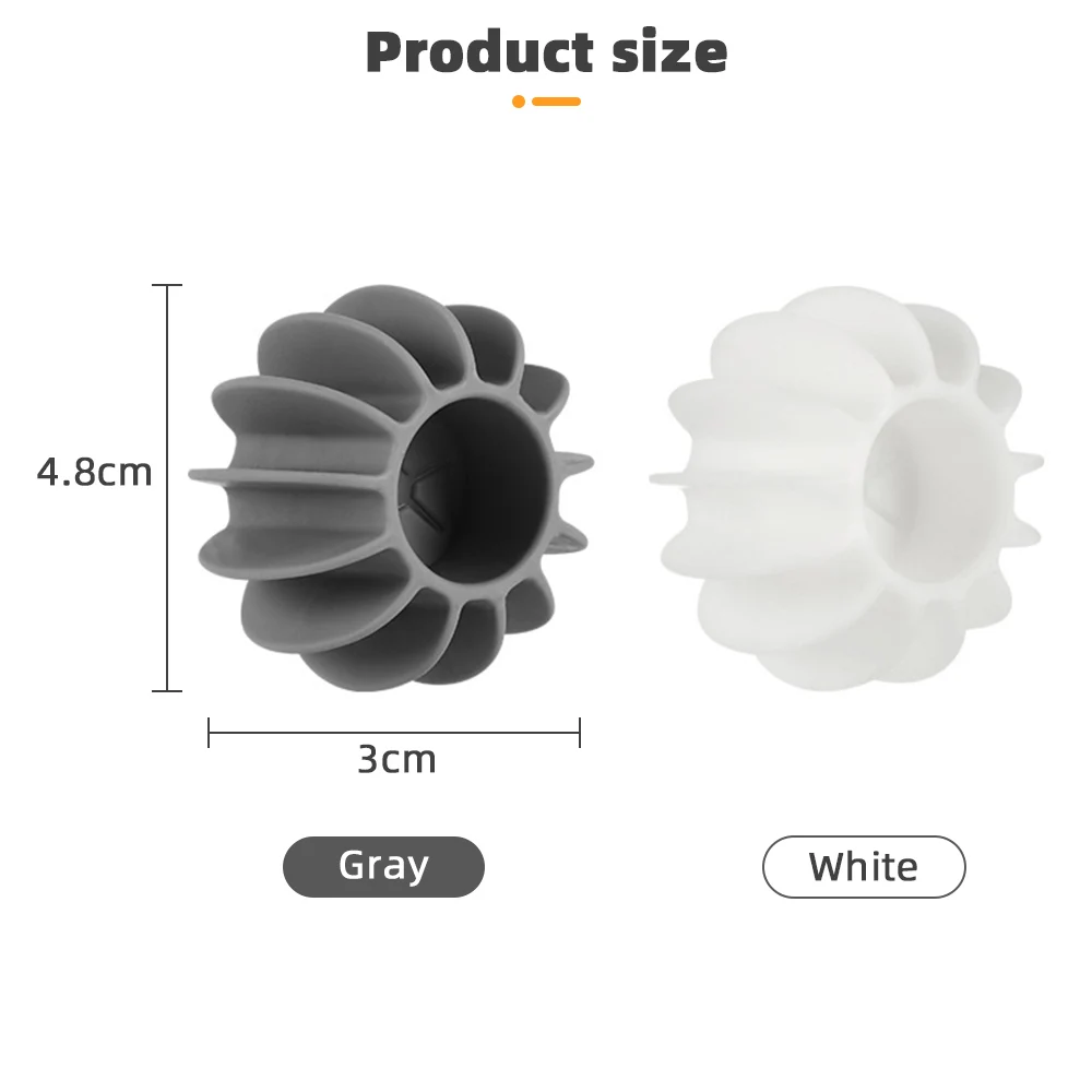 Laundry Ball 1/4/8Pcs Silicone Laundry Ball Clothes Stain Removal Knot Prevention Cleaning Tool Reusable Pet Hair Remover