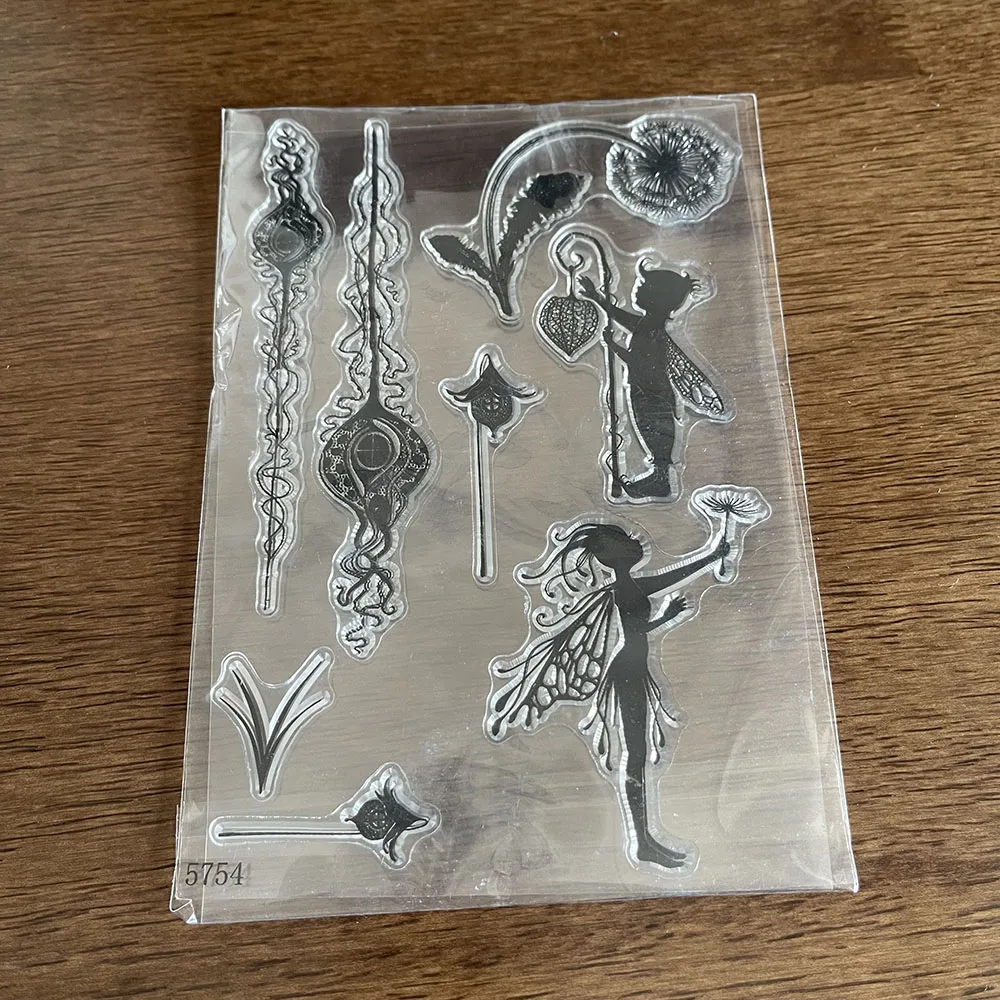 Fairy Mushroom Clear Stamps Plants Tranperant Silicone Stamp Card Making Album DIY Scrapbooking Crafts Supplies 22 styles