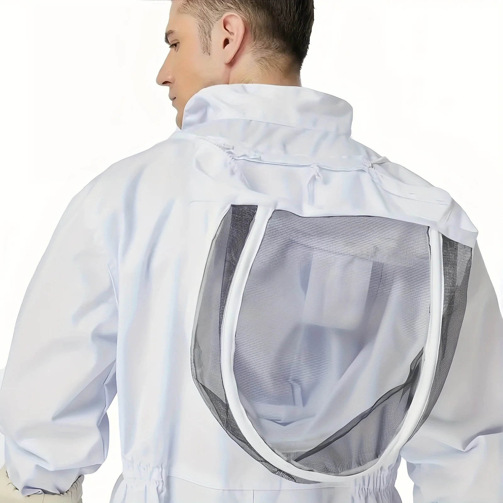 Adult Beekeeping Suit Anti Bee Jumpsuit Breathable Beekeeping Clothing Professional Safe For Beekeepers Tools