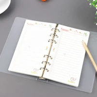 Creative transparent twill pp binder shell a6 a5 six-hole b5 nine-hole folder 5