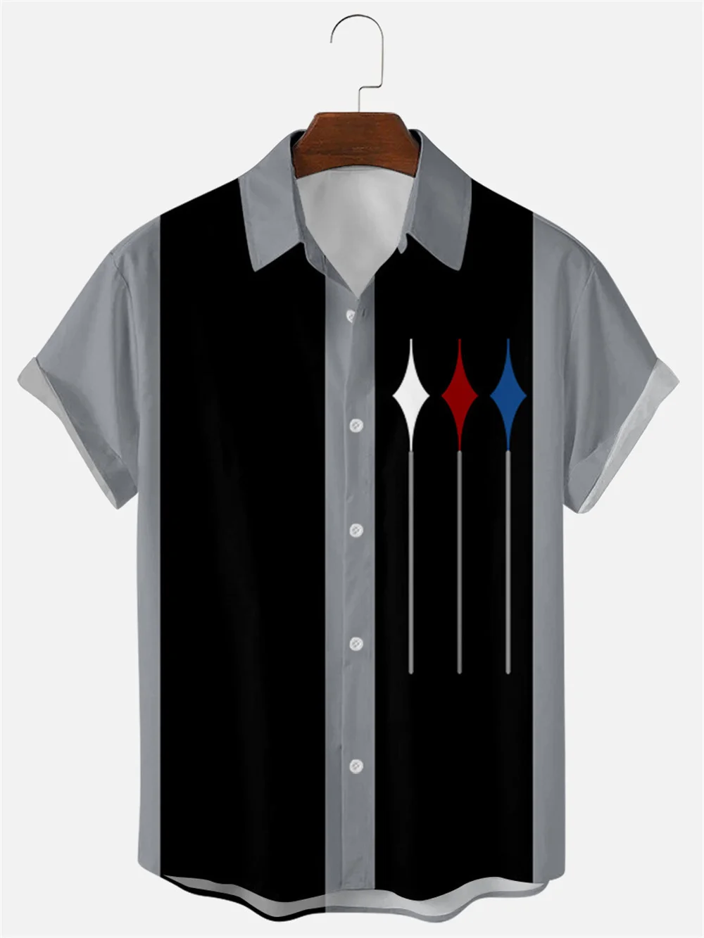 thumbnail image 1 of Camisas de estilo japonés 2024 para hombre, camisas hawaianas con estampado 3D informal y fresco de verano, camisa de manga corta con solapa, ropa de calle para hombre y mujer, 1 of 4