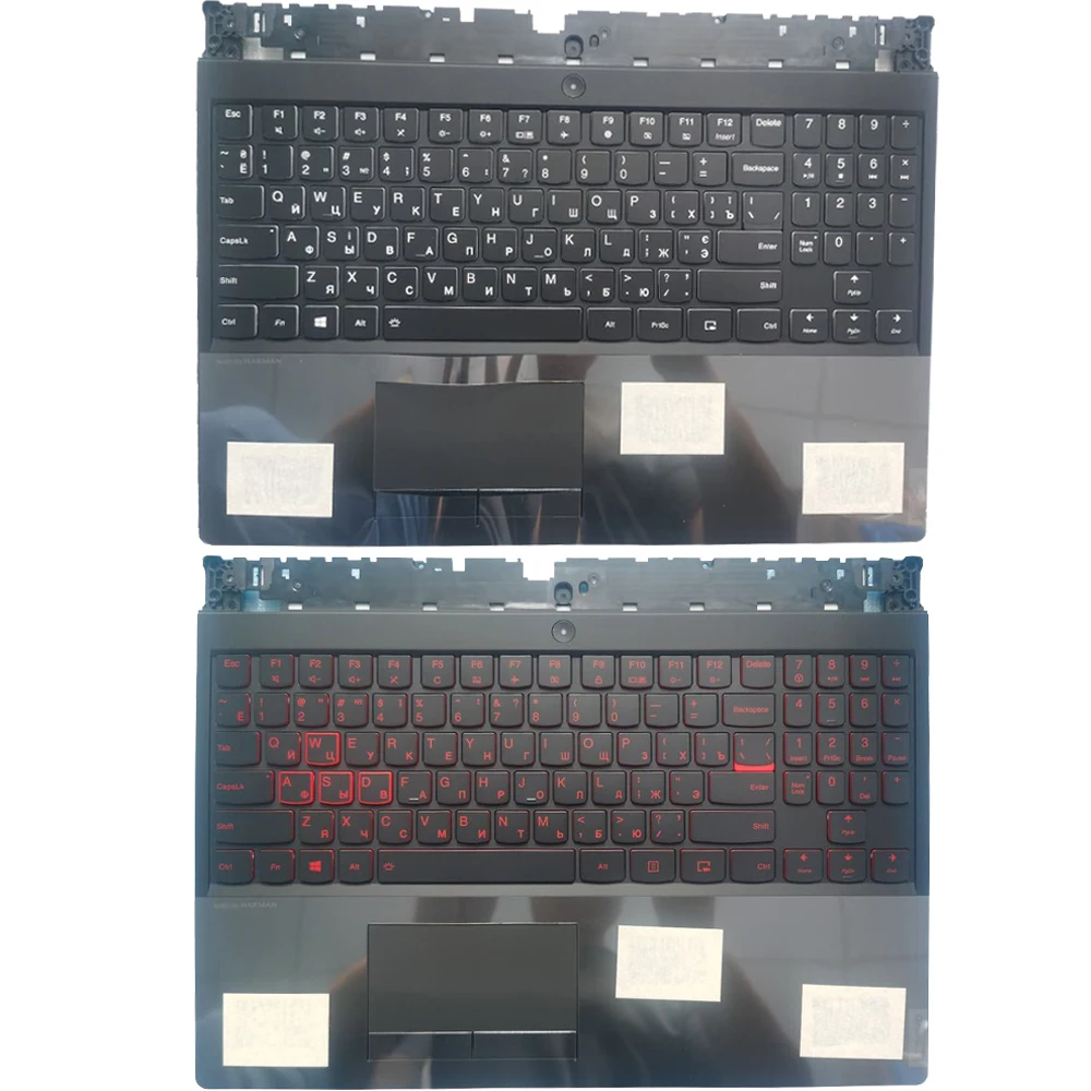 Nuova Tastiera Russa Retroilluminata Per Lenovo Legion Y530 Y530-15Ich Y540-15Irh Pg0 Y7000 Ru Con Touchpad Palmrest