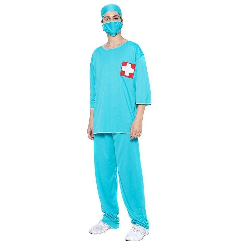 Mens Doctor Halloween Costume 2022 2022 Adult Cheap Comfortable Doctor Suit Halloween Costume Mens Cosplay Surgeon Clothes Carnival Easter Purim Fancy Dress Aliexpress