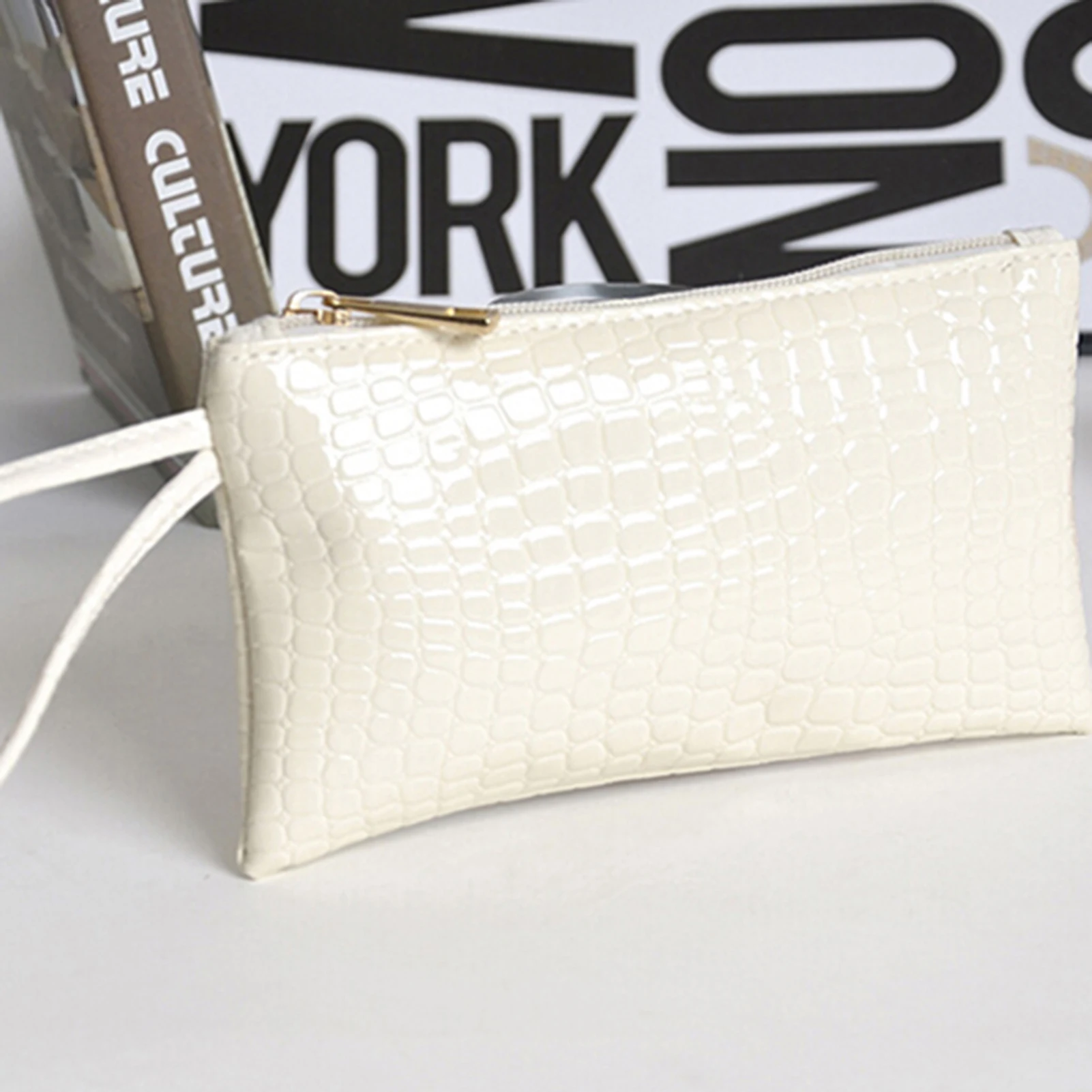 Women's Coin Purse Clutch Wristlet PU Leather Handbags Wallet Purse Card Phone Holder Makeup Bag Clutch Small Handbag carteras
