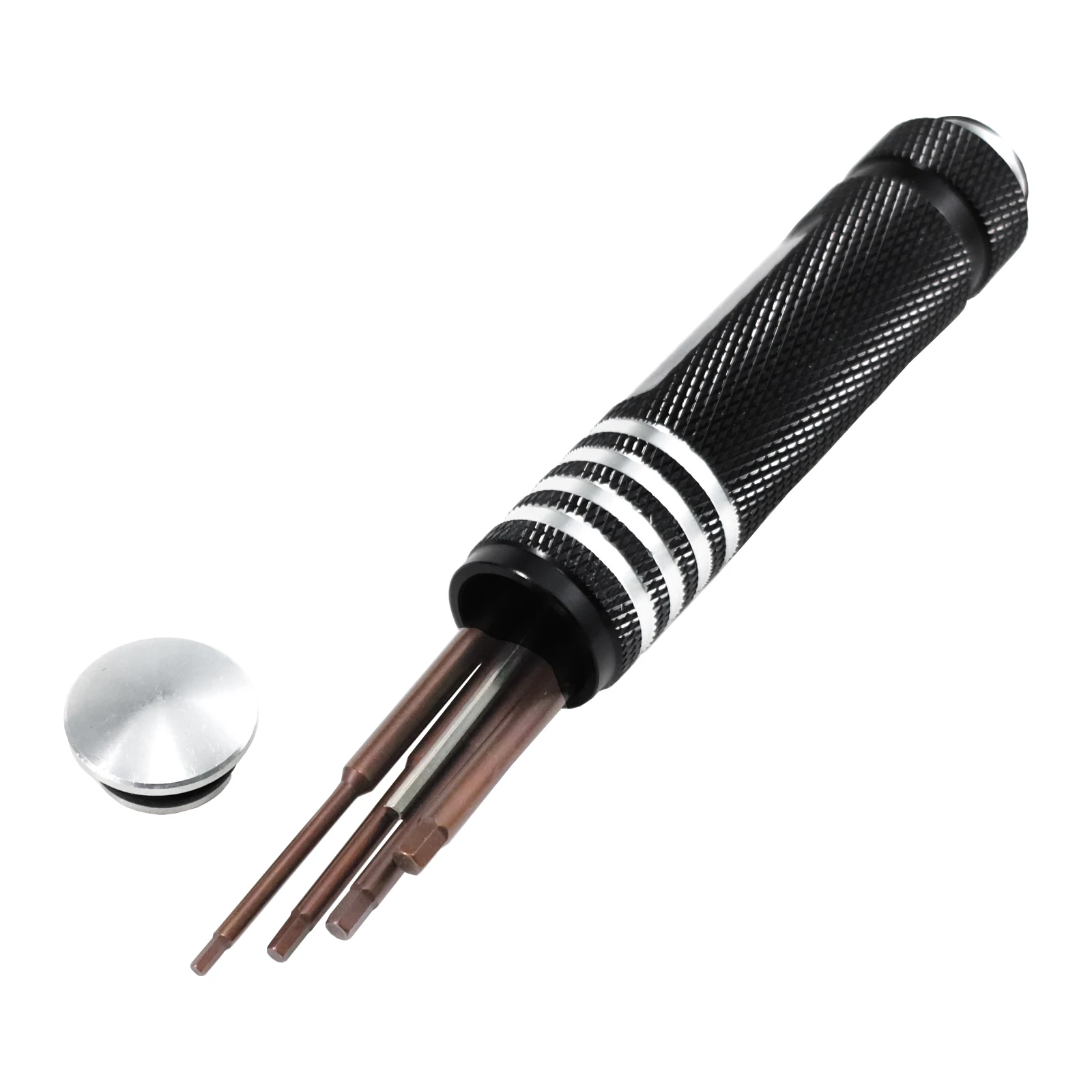 Mains tenant un tournevis hexagonal 2.0mm pour RC, outil de précision pour vis hexagonales