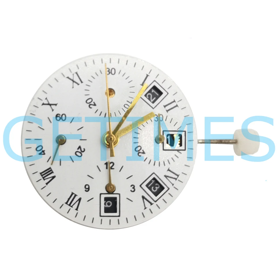 mmm様 Asian 7750 Automatic Chronograph Movement @4.5 Black Calendar