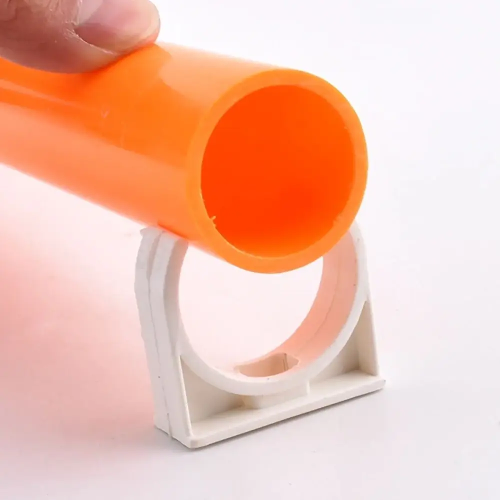 Pipe Clamp Watering Adapter Aquarium Tank Water Tube Holder PVC Pipe Clamp Connector Irrigation Durable Fixed Snap Fitting 10Pcs