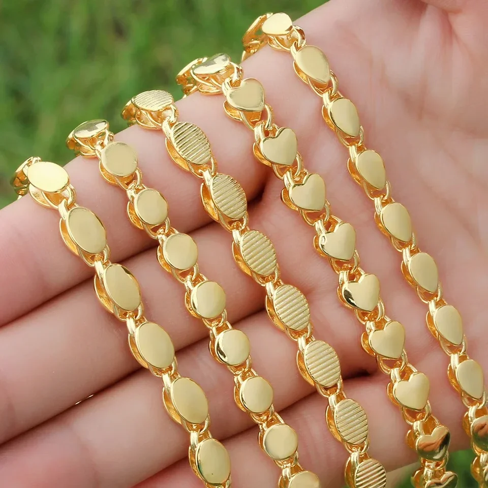 70CM Gold Color Islamic Allah Necklace