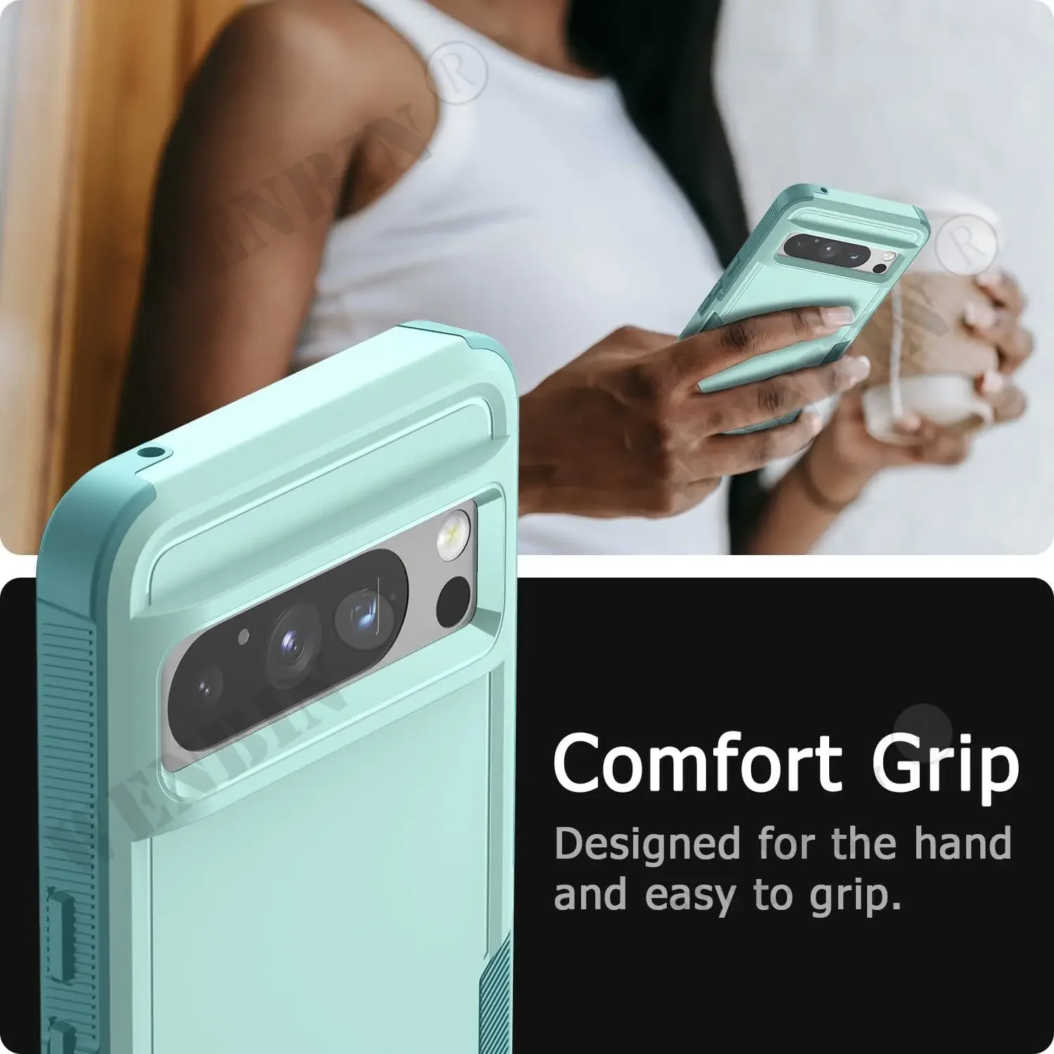 Heavy Duty Slim Armor Shockproof Protector Case - Premium Anti-Drop Rugged Cover