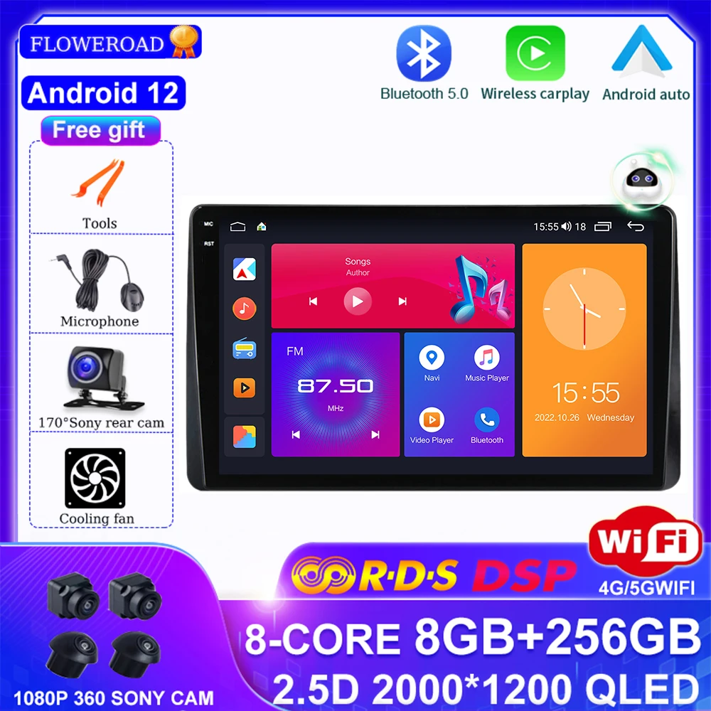 

Android 12 For Renault Duster HM 2 II 2020-2021 Car Radio Multimedia Video Player Navigation GPS DSP BT 5.0 Carplay Auto No 2din