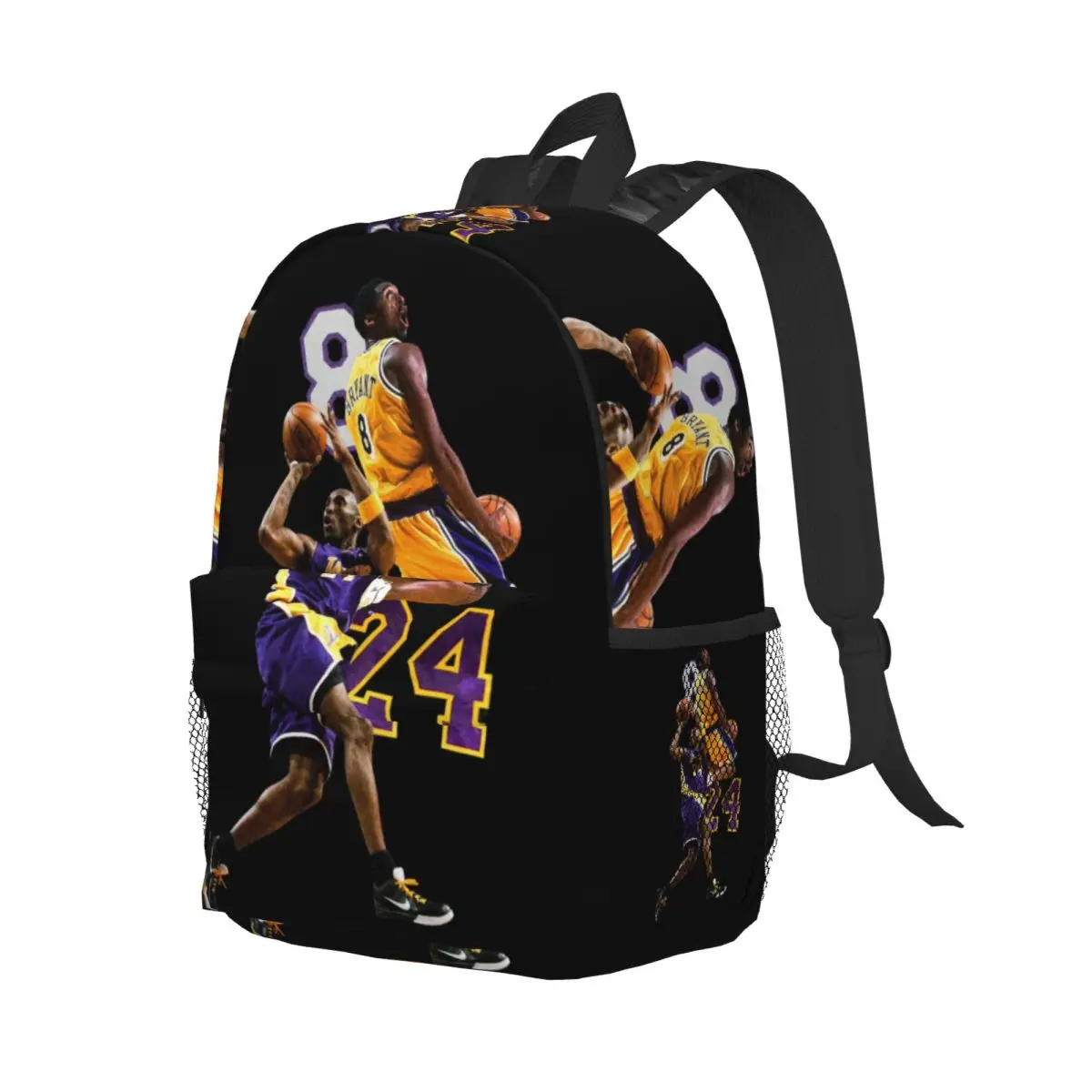 KB-Kobe-Bryant Sport Bag BasketBall Bag New Fashionable Pattern School Bag Print Lightweight Backpack 15inch 2