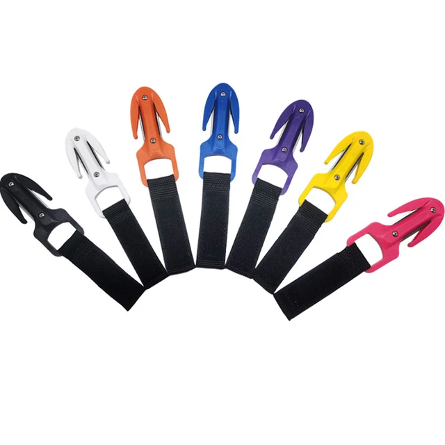 Portable Cutter with Durable Blade & Lanyard for Scuba Diving, Snorkeling,  Spearfishing, Boating, Camping & Fishing Pink