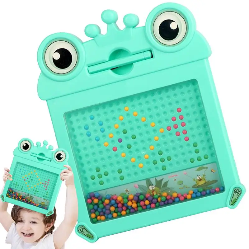 Magnetic Doodle Board Frog Shape Cartoon Magnetic Drawing Board Toy Multifunctional Educational Shockproof Preschool Learning