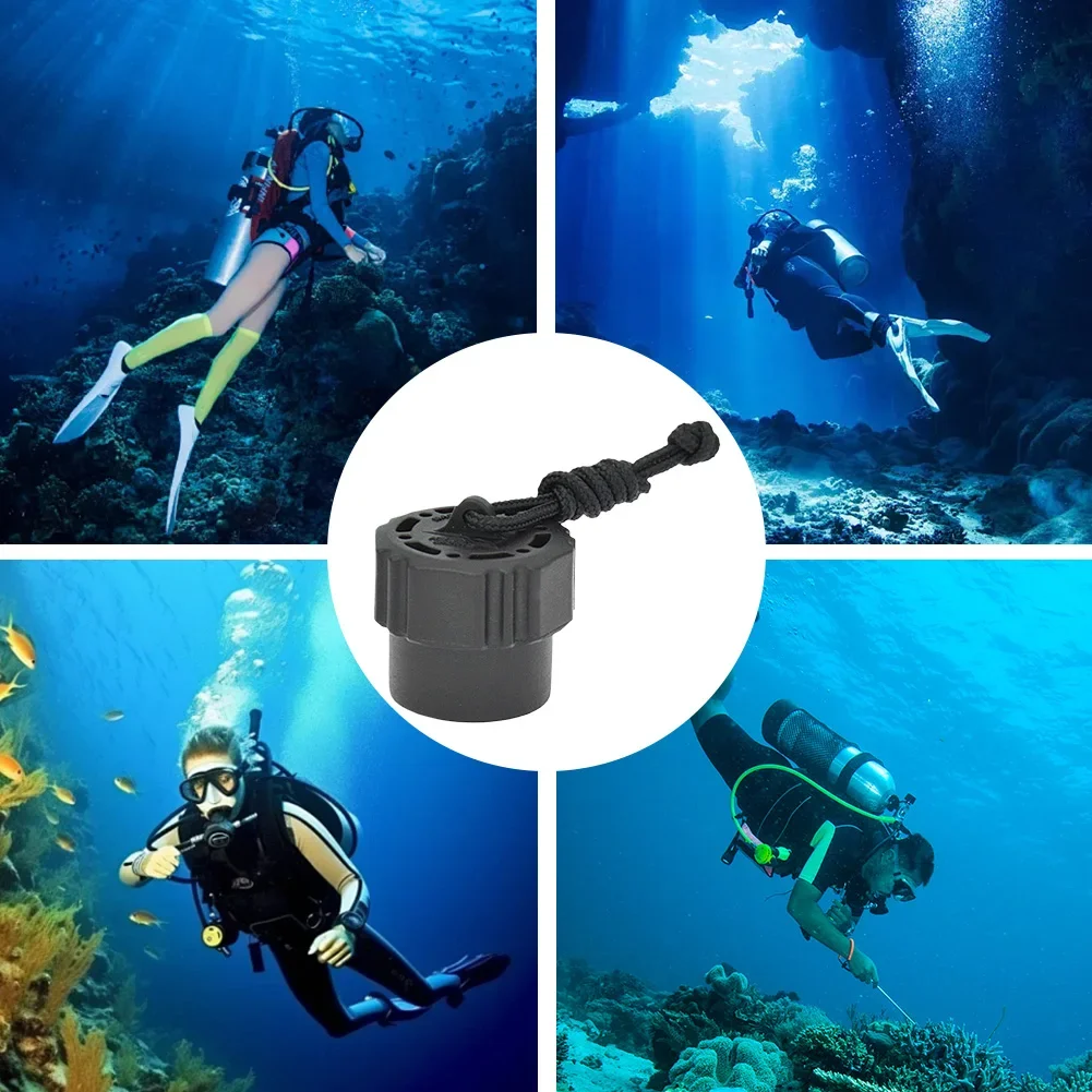 Diving Dust Cap Threaded First Stage Valve Cover Easy To Use Protector Cap for Din 1ST Stage Regulator