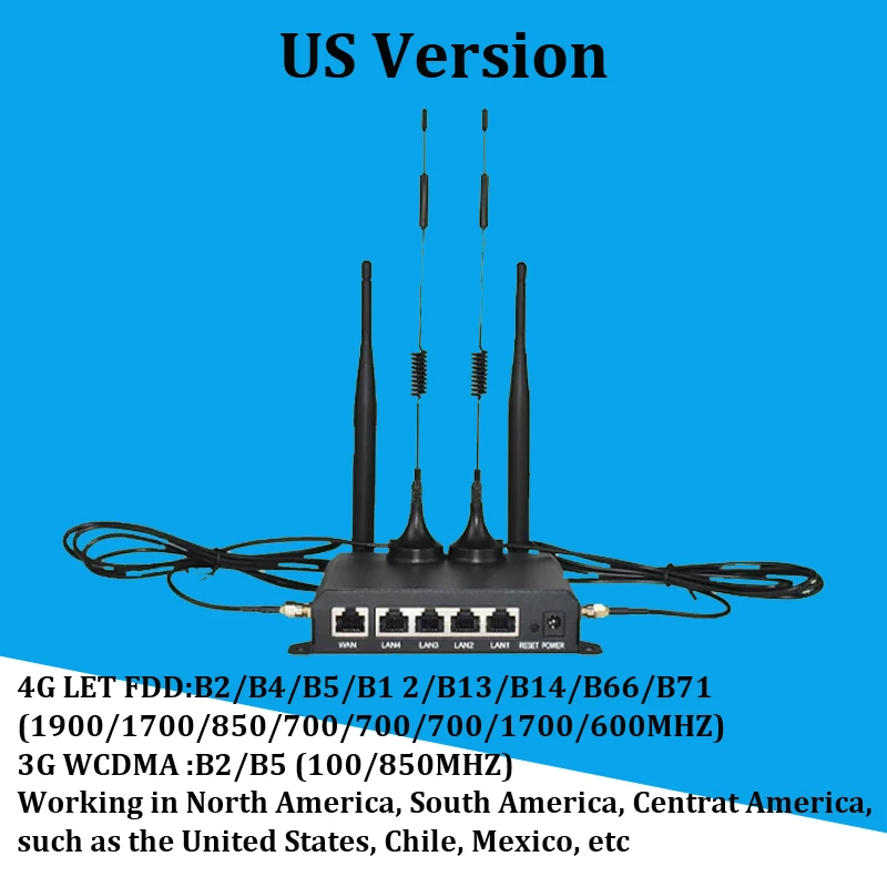 thumbnail image 1 of Enrutador de tarjeta SIM 4G KuWFi, enrutador WIFI inalámbrico, punto de acceso LTE 2,4G, compatible con VPN, DDNS, adaptador de red de punto de acceso para cámara IP, 1 of 5