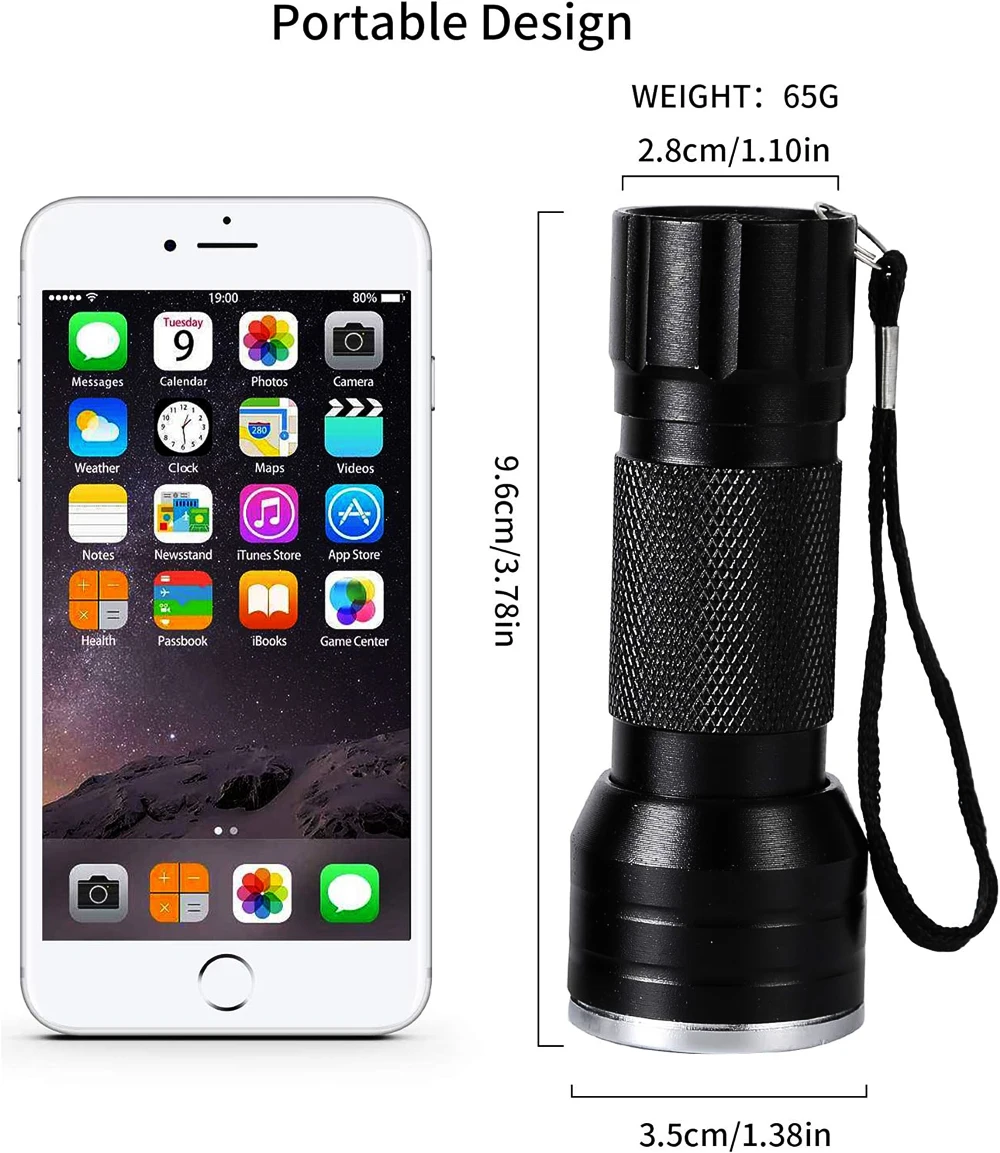 UV ULTRA VIOLET 21 LED Mini Flashlight Torch 4.5v Light Waterproof Aluminum Lamp Outdoor Portable Tactical Lighting Tool UV Lamp uv flashlight
