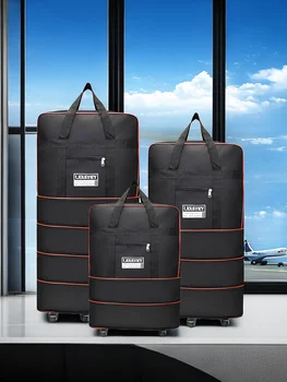 Borsone pieghevole per viaggi nel fine settimana, borsa per bagagli da viaggio per famiglie, borsa settimanale pronta per regali, borsa imbottita, borsa per il trasporto, borsa per la notte 1