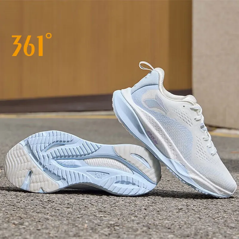 361 Degrees Women's Fierce 2 Runing Shoes White/Mandarin Red Size 9.5 B Medium US main image 0
