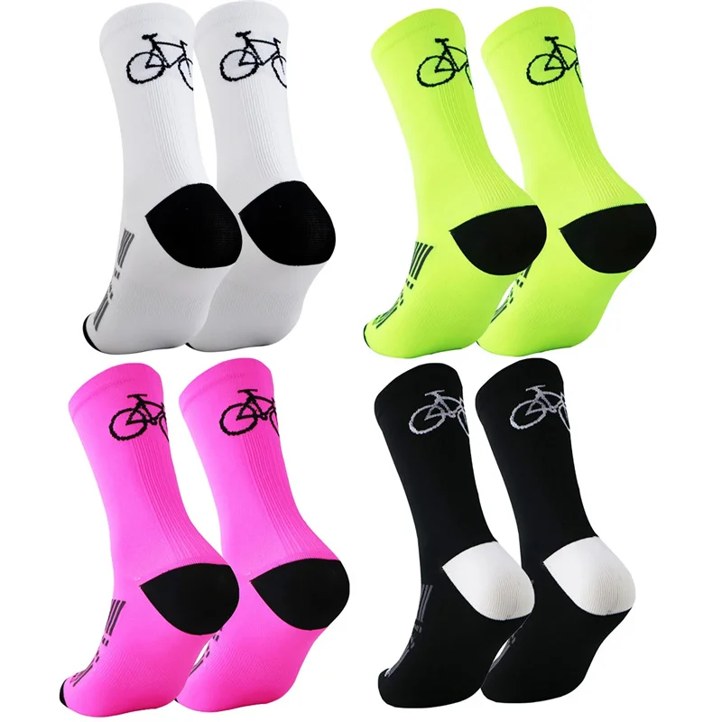 1/3pairs Professional Cycling Socks Sweat-Absorbing Breathable Road Bicycle Socks High Quality Outdoor Racing Cycling Socks