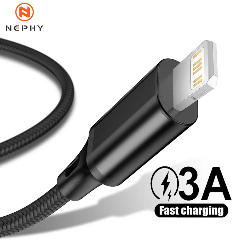 Cavi IPhone 3 Pezzi 3 Cavi Di Ricarica USB Per IPhone 14/13/12/11/X/XR, Lunghezze 0.5m, 1m, 2m - Bianchi IPhone Rosa