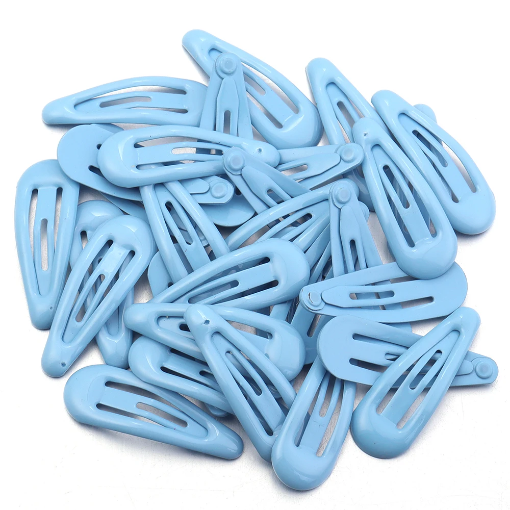 30 Stück 3cm Bunte BB Haarspangen Mädchen Wassertropfenform Haarnadeln Niedliche Prinzessinnen-Haarklammern Einfache Schnappclips Kinder-Haaraccessoires – Detail 10