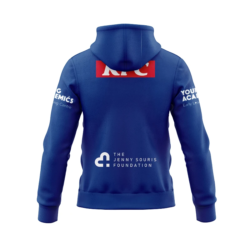Zip Hoodie Canterbury Bankstown Bulldogs Warm Up Jersey (name and number )
