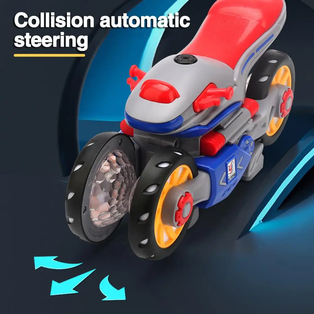 Transforming Motorcycle, Electric Rotating With Lights And Music