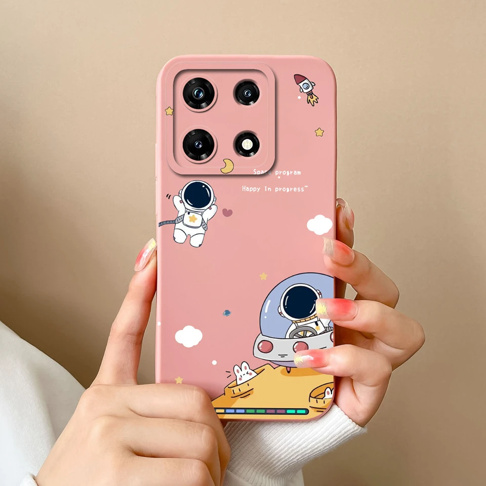 Cute Cat Silicone Liquid Shockproof Bumper Case