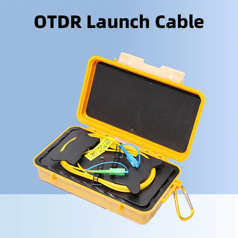 OTDR Launch Cable Box  Singlemode Multimode OTDR Dead Zone Eliminator Test extension line Portable HangerSC/APC-SC/UPC 500Meter 3 in 1 soil tester backlight screen ec tds temperature digital soil test probe meter portable soil salinity tester for greenhouse garden farm orchard