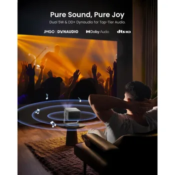 JMGO N1 Portable Projector 1080P FHD, 4K Supported, 150