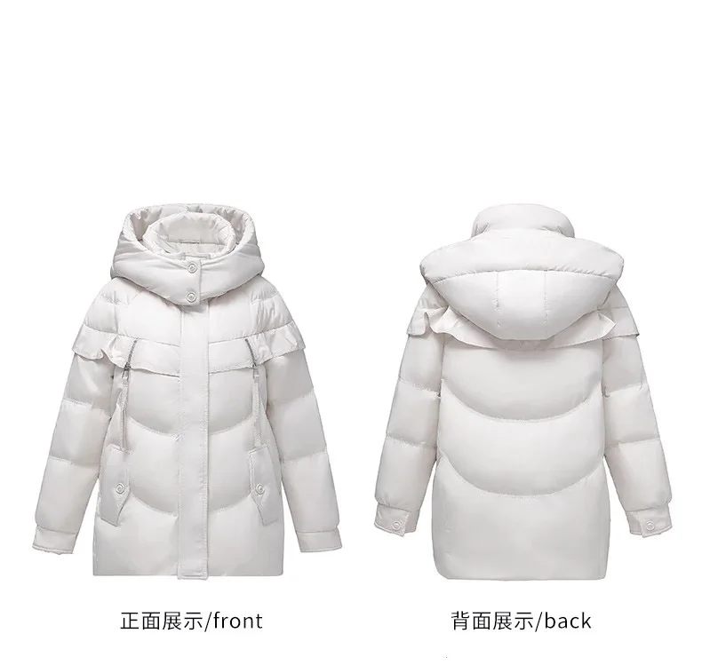 

2023 Women's Clothing Fashion Hooded down Jacket Winter New