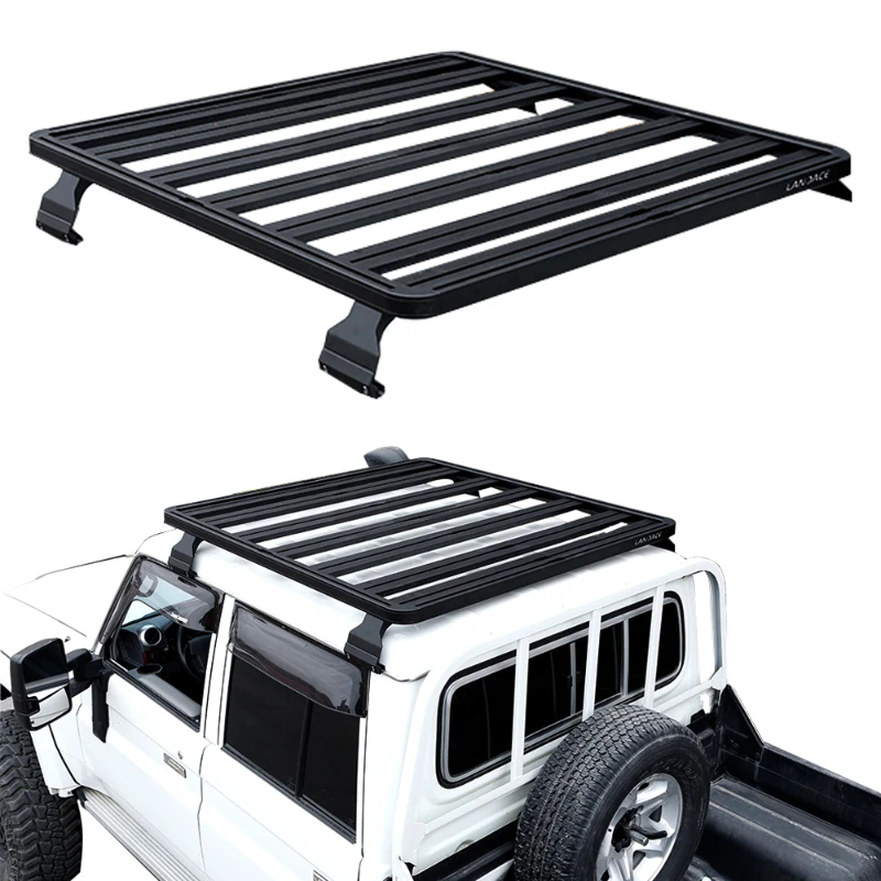 

Оптовая продажа, 4x4 автомобильные аксессуары, Toyota Land Cruiser LC79, плоский багажник на крышу, платформа, багажник на крышу кабины