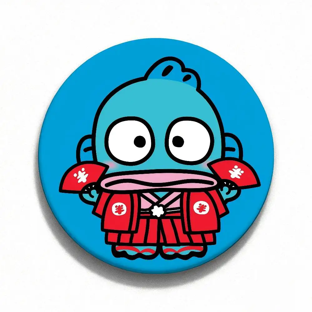 Handmade Hangyodon Cartoon Brooch – Cosplay Badge & Backpack Accessory