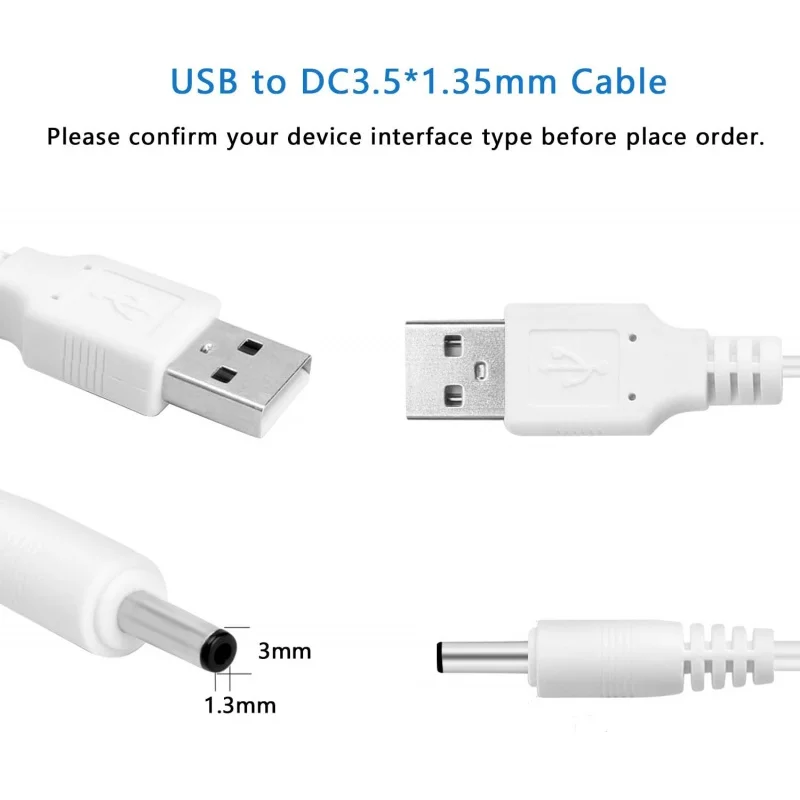 Replacement Charger Cord for LELO Gigi, Mia, Mona, Lna Wave, Ora, Lily, Liv, FOREO Luna Series Facial Cleanser Charger Cable