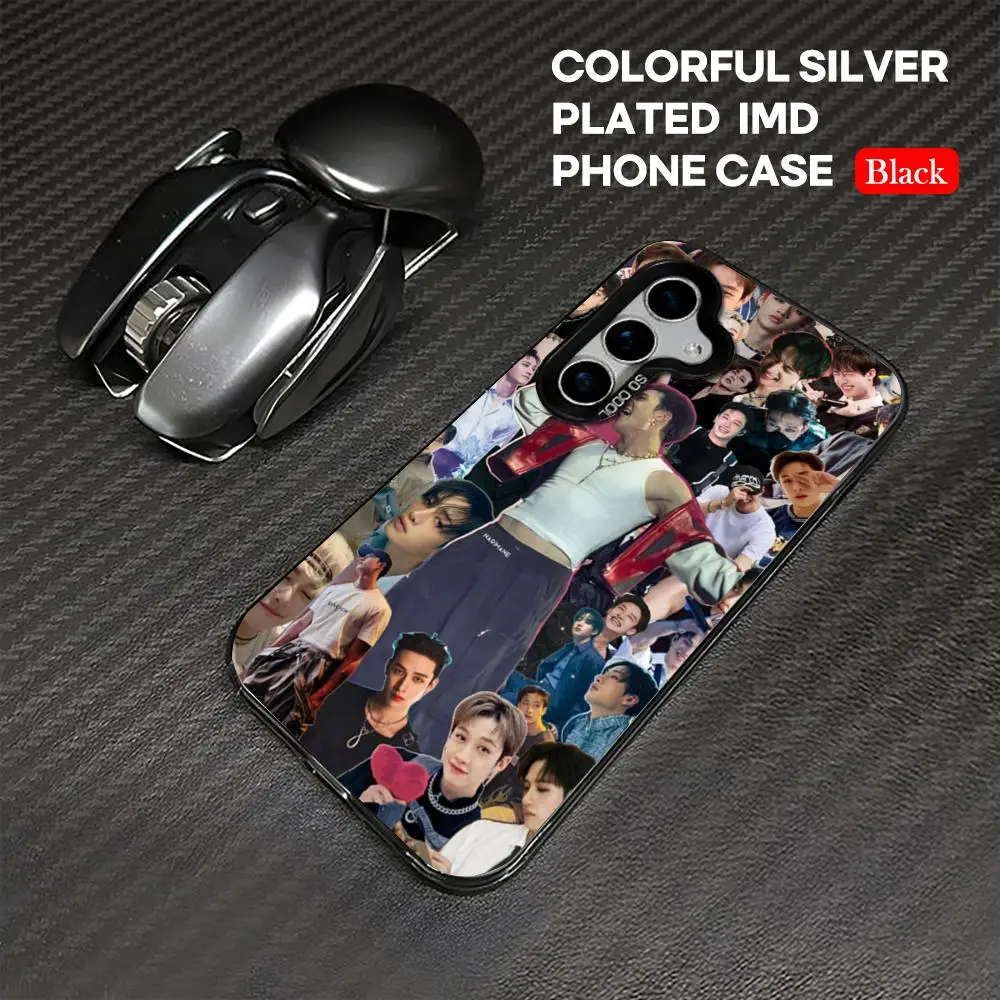 Vibrant Silver IMD Phone Case with Korean Singer Design
