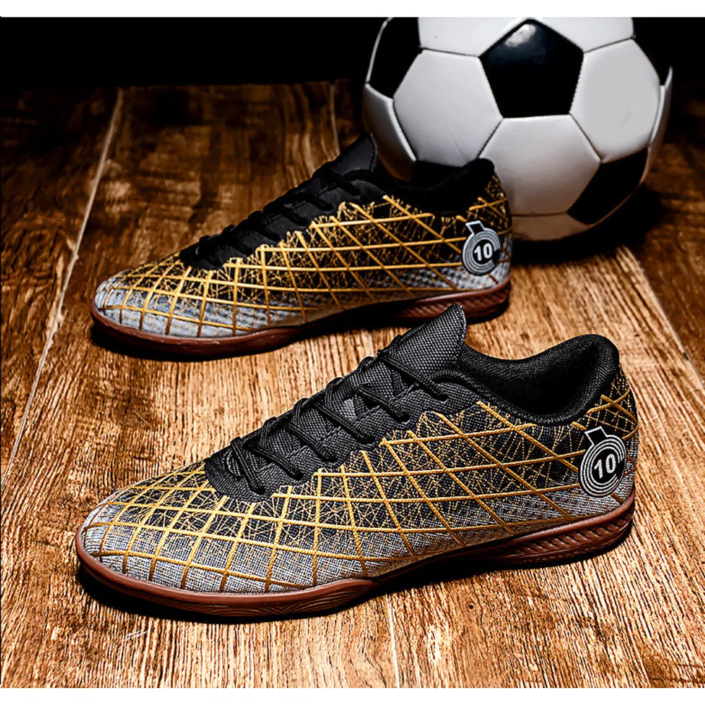 Fotballsko med lavt snitt og knuste negler, profesjonelle treningssko for barn og voksne, størrelse 47, store fotballsko_voghion.com