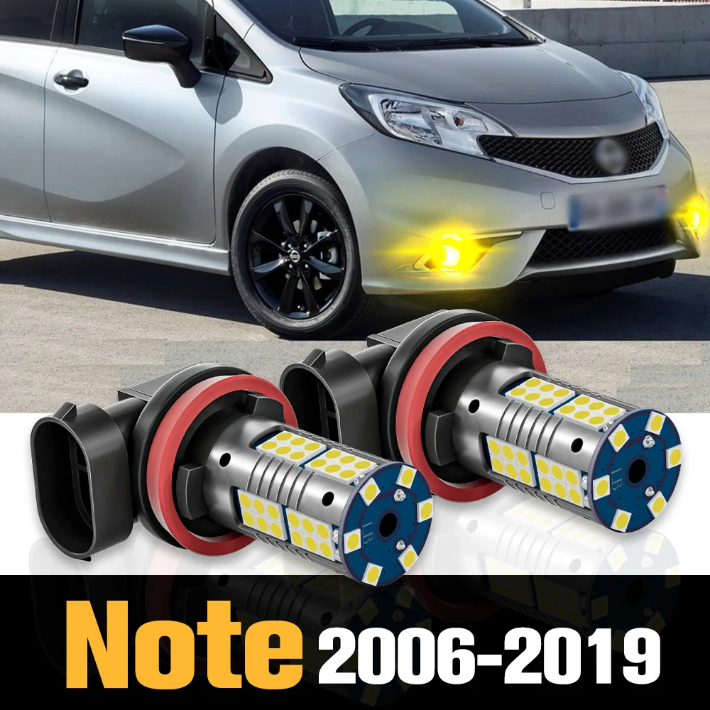 

2pcs Canbus LED Fog Light Lamp Accessories For Nissan Note E11 E12 2006-2019 2007 2008 2009 2010 2011 2012 2013 2014 2015 2016