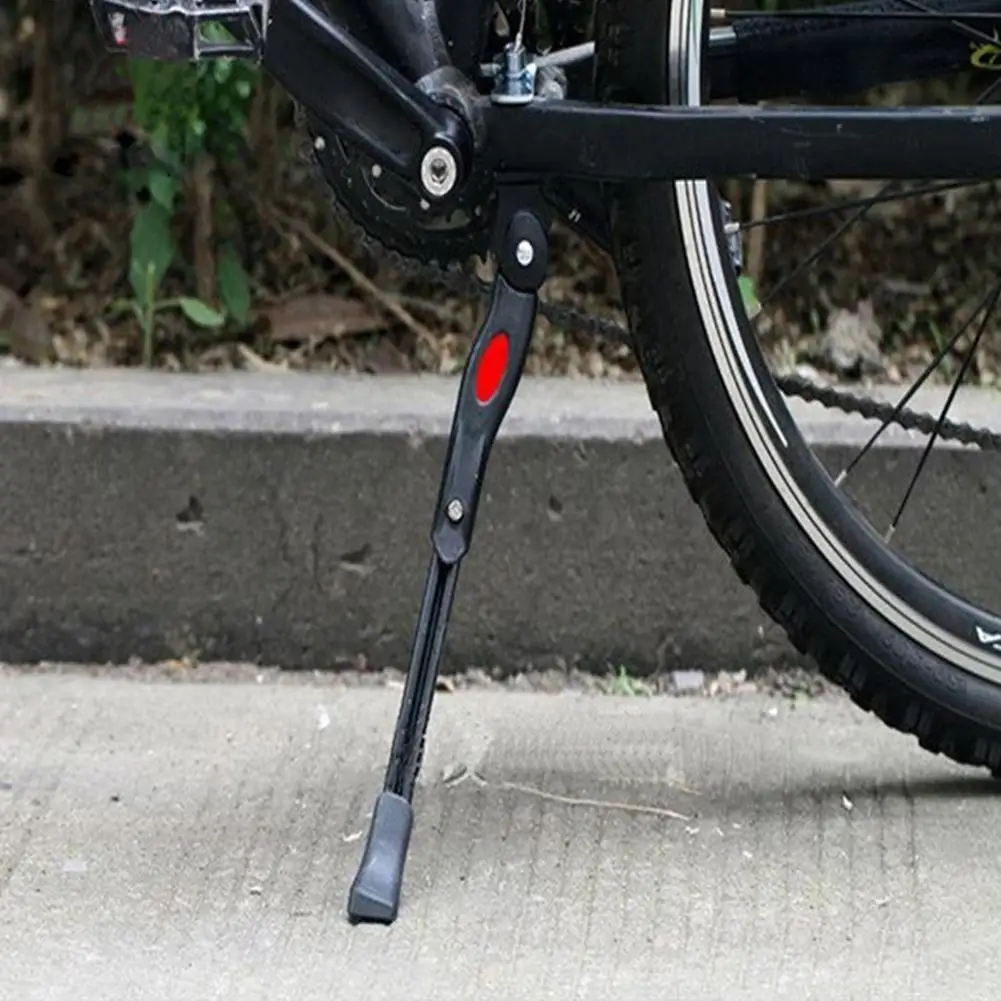 주차 지원 스탠드 조절식 킥스탠드 자전거 타기용 휴대용 MTB 로드 자전거 사이드 알루미늄 합금 사이클링 부품