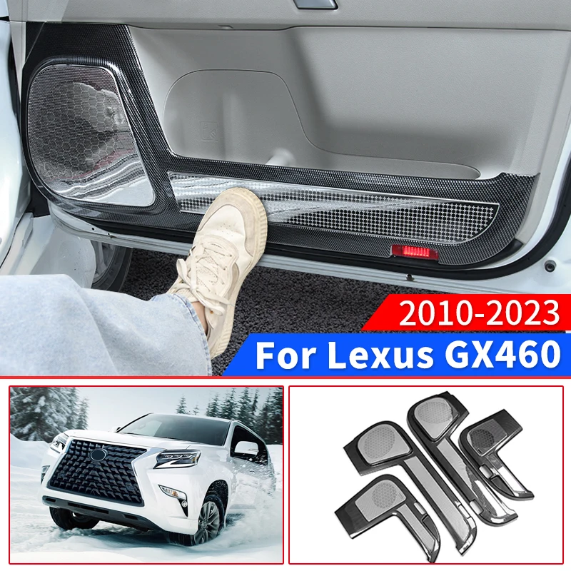 

For 2010-2022 Lexus GX460 GX 460 Car Door Scratch Resistant Speaker Protective Cover Interior Modification Accessories 2021 2020