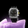 TSAR BOMBA Watch Men Luxury Brand Tonneau Design Waterproof Clock Stainless Steel Wristwatch Sport Chronograph Square Mens Watch 5