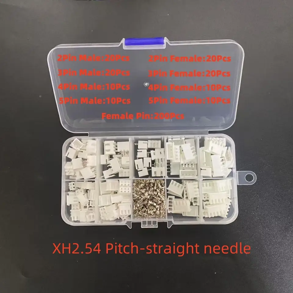1Box JST SH1.0/1.25/PH2.0/XH2.54/VH/SM/KF2510 Connector Kit - Male/Female Housing & Crimp Terminal for Electronics image 5