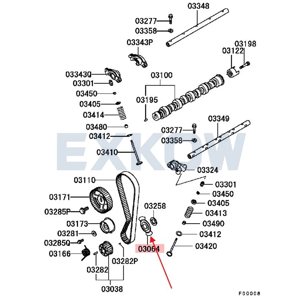 10PCS Crankshaft Angle Sensing Blades for Mitsubishi Lancer Colt CS1A CS2A CS3A CS3W 2000-2013 MR994801